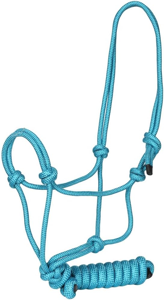 Rugged Rope Halter with Matching 6 Foot Lead