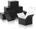Small Gift Boxes 10 Pack 6x6x4 in Black Gift Boxes with Lids