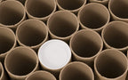 2 x 24 Inch Kraft Mailing Tubes with End Cap - 2 Pack