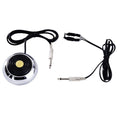 Foot Pedal and Clip Cord,New Star Tattoo 360 GEM Pro Stainless Steel Foot Pedal Switch Control and Tatto Clip Cord