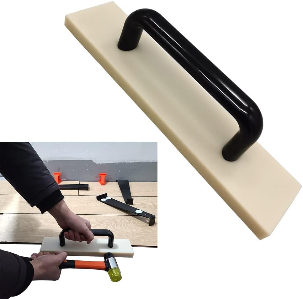 Tapping Block, Durable Flooring Tapping Block with Handle, Practical Vinyl Floor Installation Tool for Installing