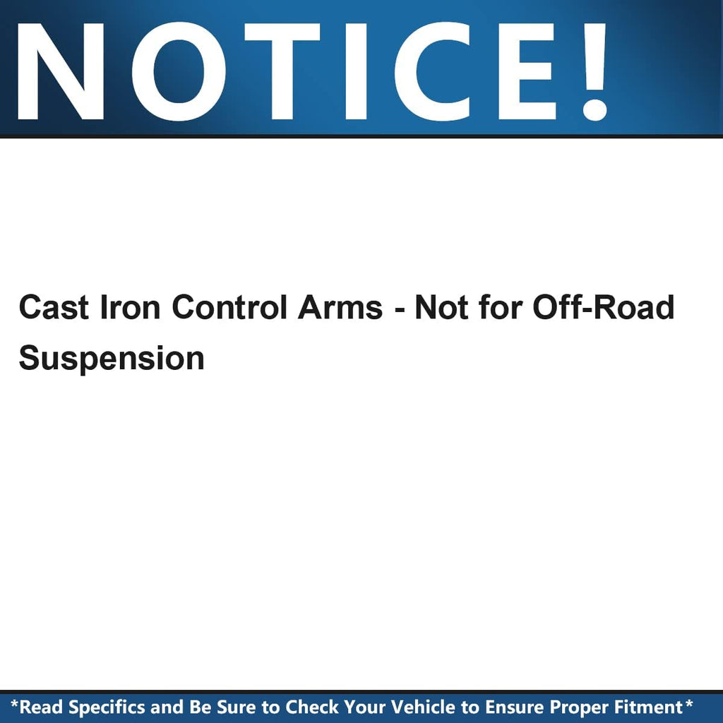 Detroit Axle - 2 Front Lower Control Arms for 07-16 Chevy Silverado 1500