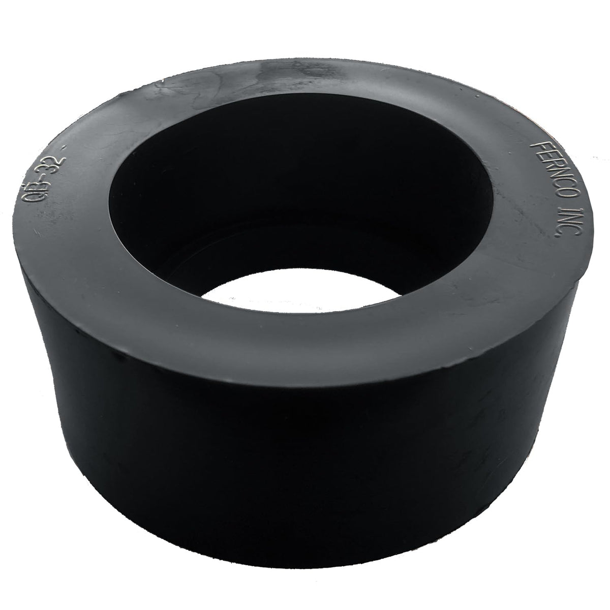 Fernco PQB-32 Flexible PVC Bushing, 3" x 2", Black