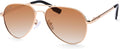 Polarized Aviator Kids Sunglasses for Girls Boys Age 3-18, Petite Aviator Frame for Small Face Juniors, 52MM