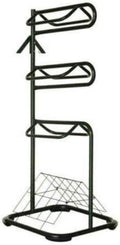 Heavy Duty 3 Tier Rotatable Saddle Rack Stand H68.5 x W30 x D30.