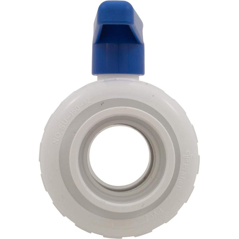 PRAHER 150-010 1.5IN SXS SINGLE UNION BALL VALVE PVC