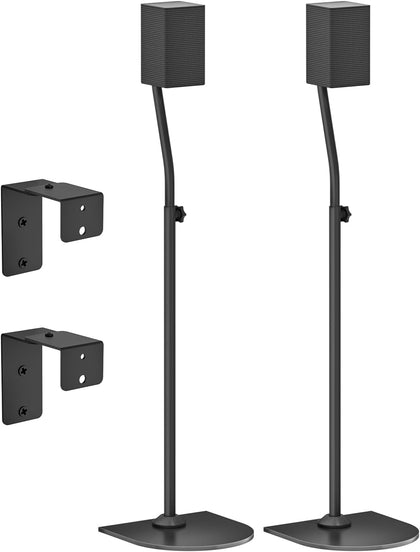 Speaker Stand Pair for Samsung Stands and Wall Mount - 33" to 42" Height Adjust Floor Stand for Samsung Surround