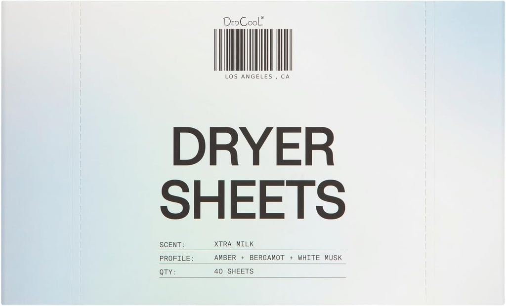 Dryer Sheets in Xtra Milk, Fabric Softener, 40ct