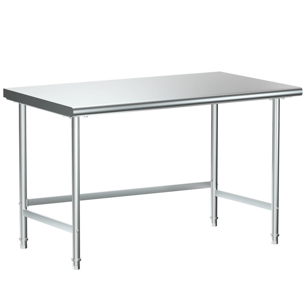 Open Base Stainless Steel Table 30"x48" Commercial Prep Work Table