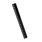 42U Vertical Cable Manager, Metal,20 Slots, Integrated Design