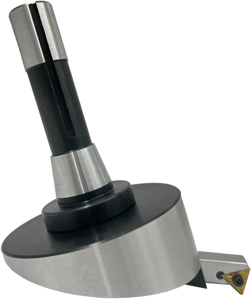 MachEl 4" Fly Cutter with Indexable Carbide Insert Tool, R8 Shank