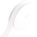 Creative Ideas 7/8-Inch Solid Grosgrain Ribbon, 50-Yard, White