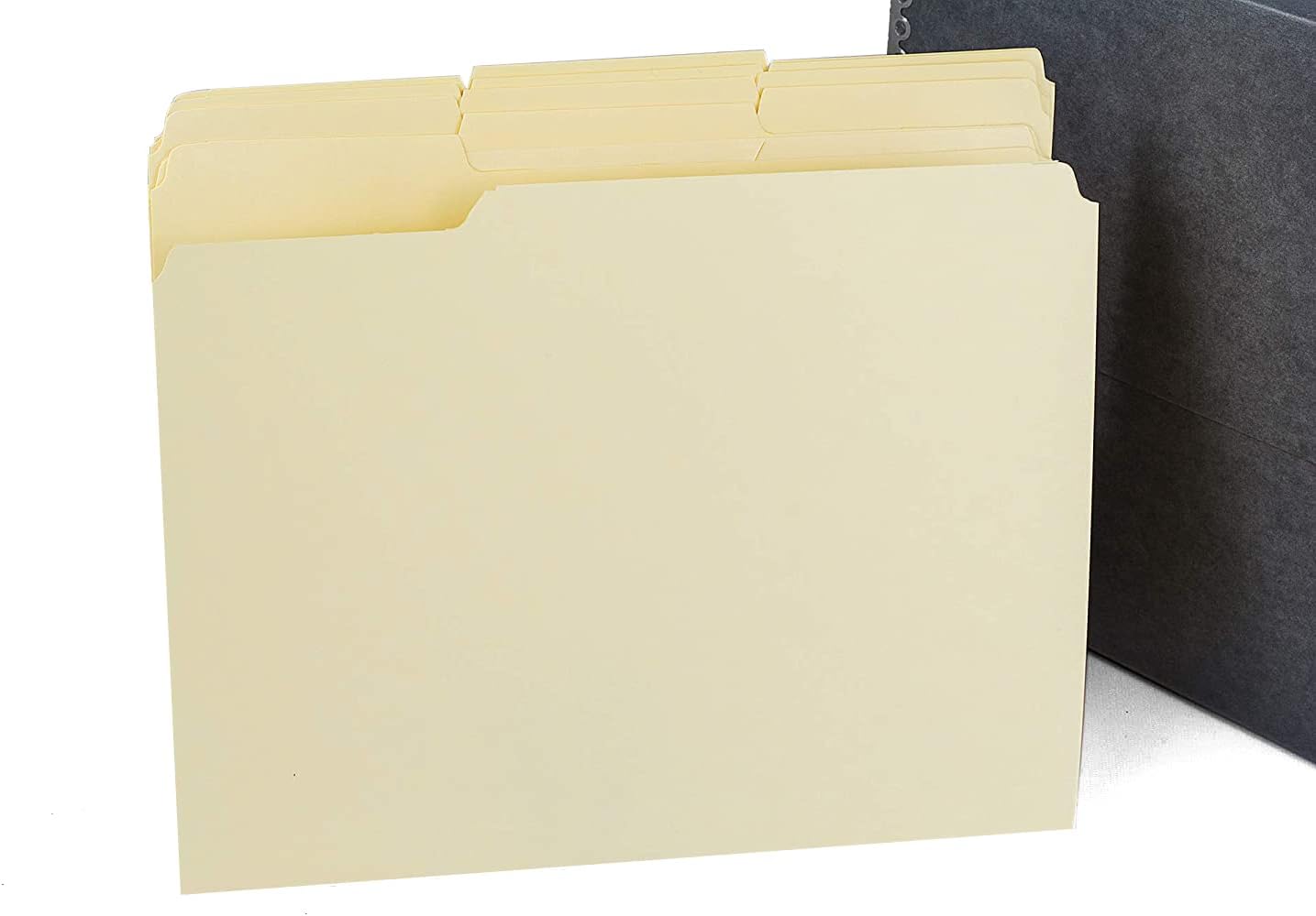 Archival Document Storage Box with Metal Edge, Acid-Free Gray Boxboard, Organize Files, Prints, Photos, Letter-Sized