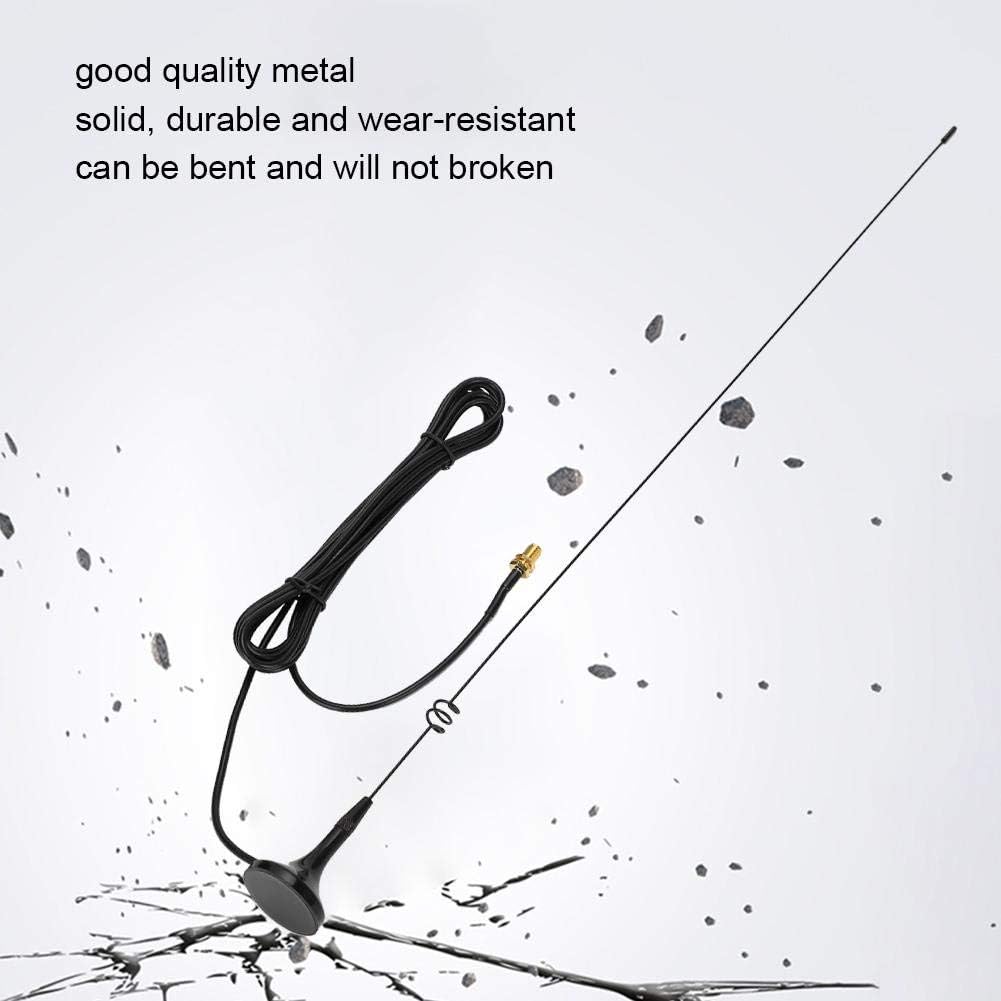 Car Antenna, UT-108 SMA-Female Dual Band High Gain Easy to Install, Magnetic Mount Antenna for Walkie Talkie