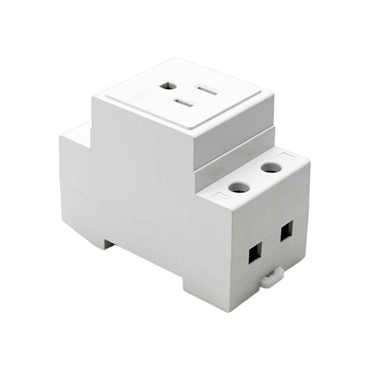 Rvluw AC30 DIN Rail Socket, Rail Mount AC110-250V 15A Plug