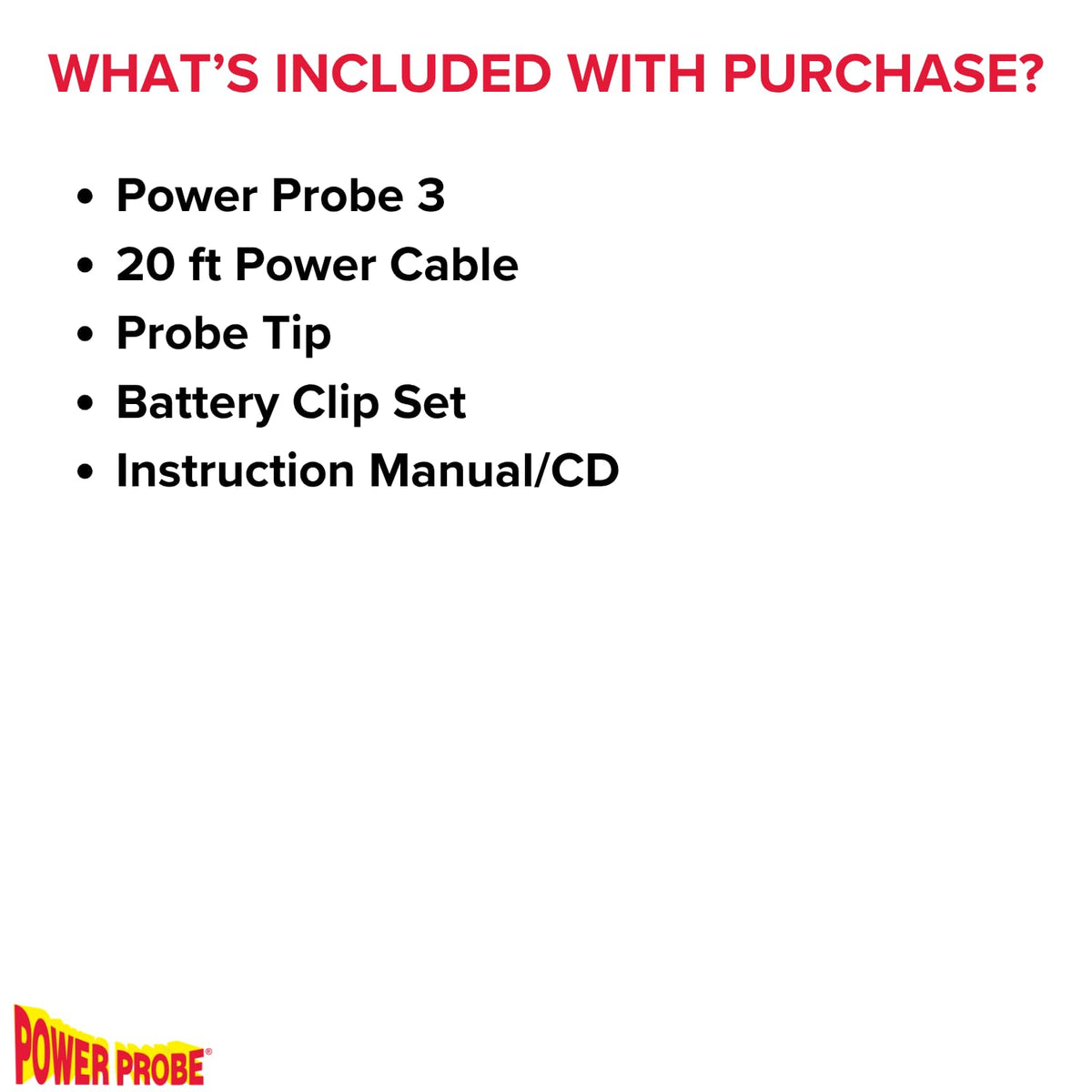 Power Probe 3 Circuit Tester, Supplies Power & Ground (PP3CSCAMO)