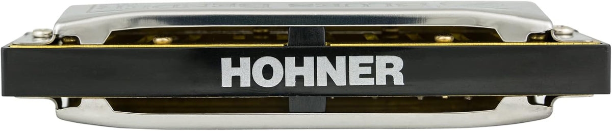Accordions Hohner Blues Band Harmonica, Key of C, Chrome (1501BX) | science-kits