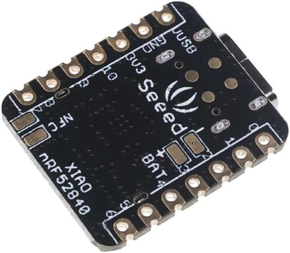 Seeed Studio XIAO nRF52840 - Supports Arduino/CircuitPython - Bluetooth5.0 NFC, with Onboard Antenna, Microcontroller with Rich Interface for Tiny Machine Learning Works with Amazon Sidewalk.