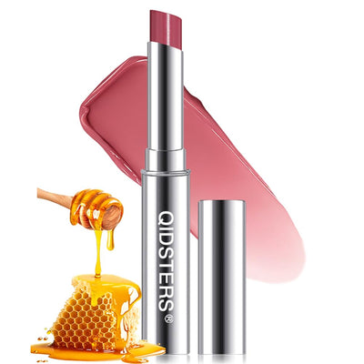 Rose Pink Honey Lipstick Tinted Lip Balm, Sheer Hydrating Lip Stain Lightweight Lips Gloss Makeup for Women, 05