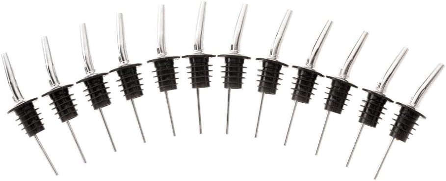 Cocktail Liquor Pourer, Set of 12, Stainless
