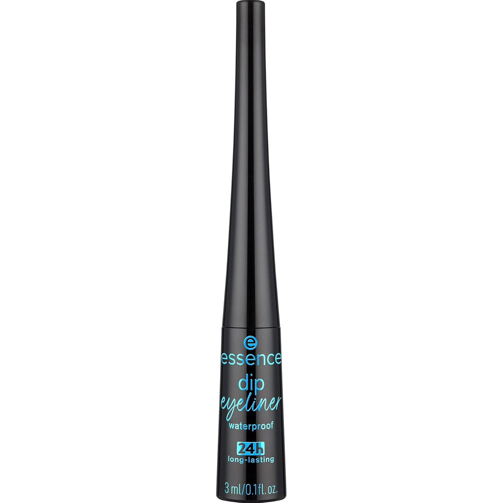 essence Dip Eyeliner Waterproof, 24H Liquid Liner (01 | Deep Black)