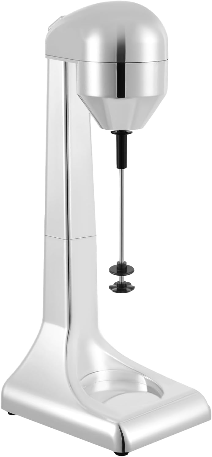 Commercial Stainless Steel Milkshake Machine, 110v Single Head Stainless Steel Drink Mixer Smoothie Maker Milk Shake