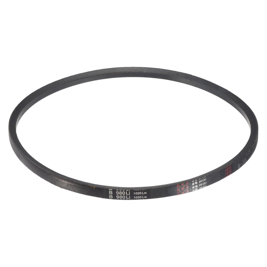 uxcell 3 Pack B38 1/2 Classic Wrapped V-Belt, 41" Outside Circumference Wrapped Industrial Rubber V-Belt B Profile V-Belt for Industrial Machinery Equipment, Black