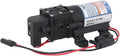 Everflo EF1000-BOX 12V Diaphragm Pump with 3/8" Hose Barb Ports, 1.0 Gpm