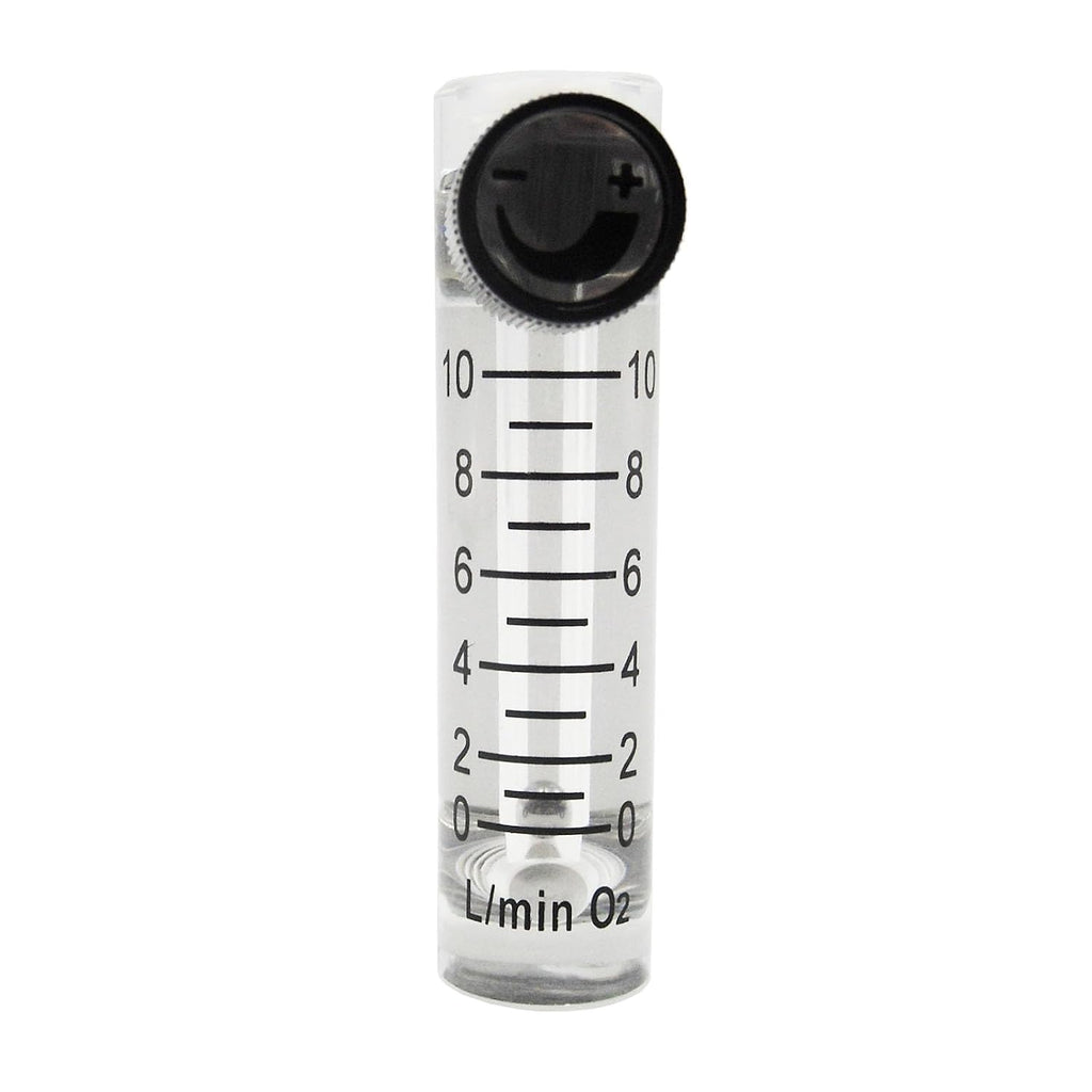 Oxygen Flow Meter 0-10LPM Flowmeter for Fluid Filtration System Oxygen Air Flowmeter Regulator Acylic Flow Meter with Control Valve for Oxygen/Air