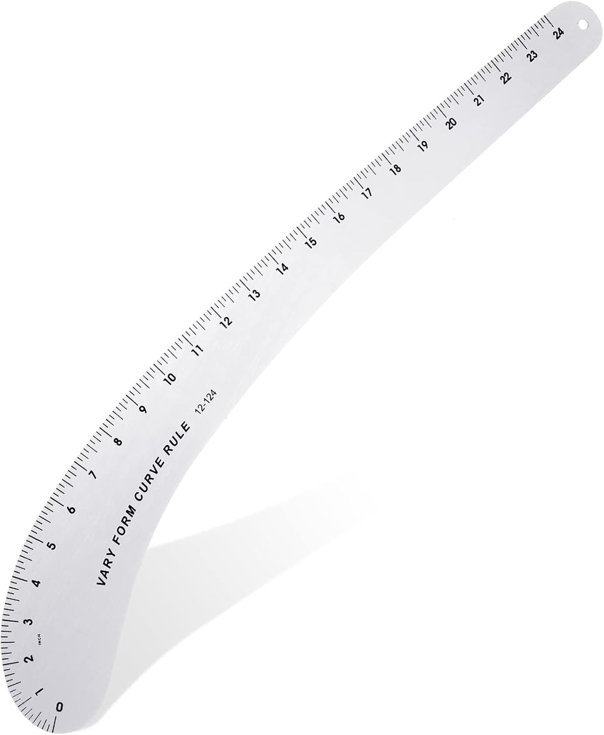 French Curve Square Ruler Solid Aluminum Vary Form French Curve Hip Measuring Ruler for Making Crafts Sewing Design