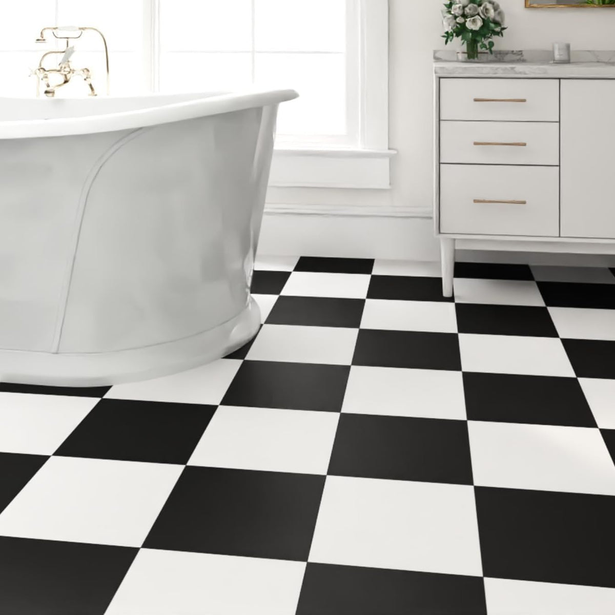 30-Pack 30 Sq.Ft Peel and Stick Floor Tiles Vinyl Matte Pattern Flooring, 12” x 12” Self Adhesive Vinyl Flooring DIY