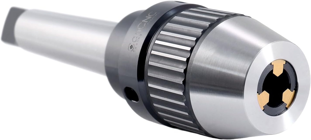 CanCNC MT3 Keyless Drill Chuck, 1/16-1/2in, Integrated Shank, 0537-1203
