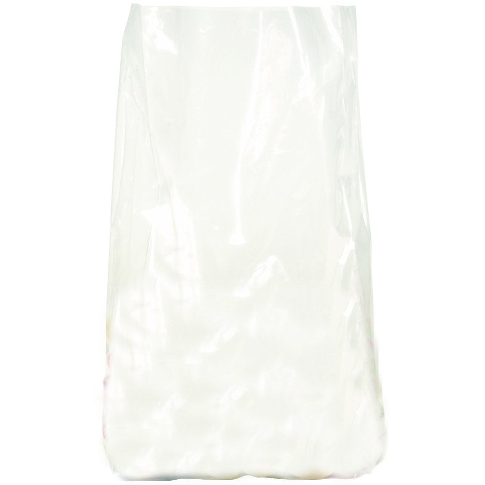 5" x 3" x 12" Gusseted Poly Bags, 2 Mil, Clear Open Top with Expandable Sides for Packaging Parts, Food and Supplies