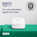 Like-New Amazon eero 6+ mesh wifi router - Supports internet plans up to a Gigabit, Coverage up to 1,500 sq. ft.