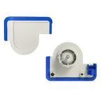 DAILEQIOK Replacement Roller Brush End Cap, Side Cover & Mop Roller Handle
