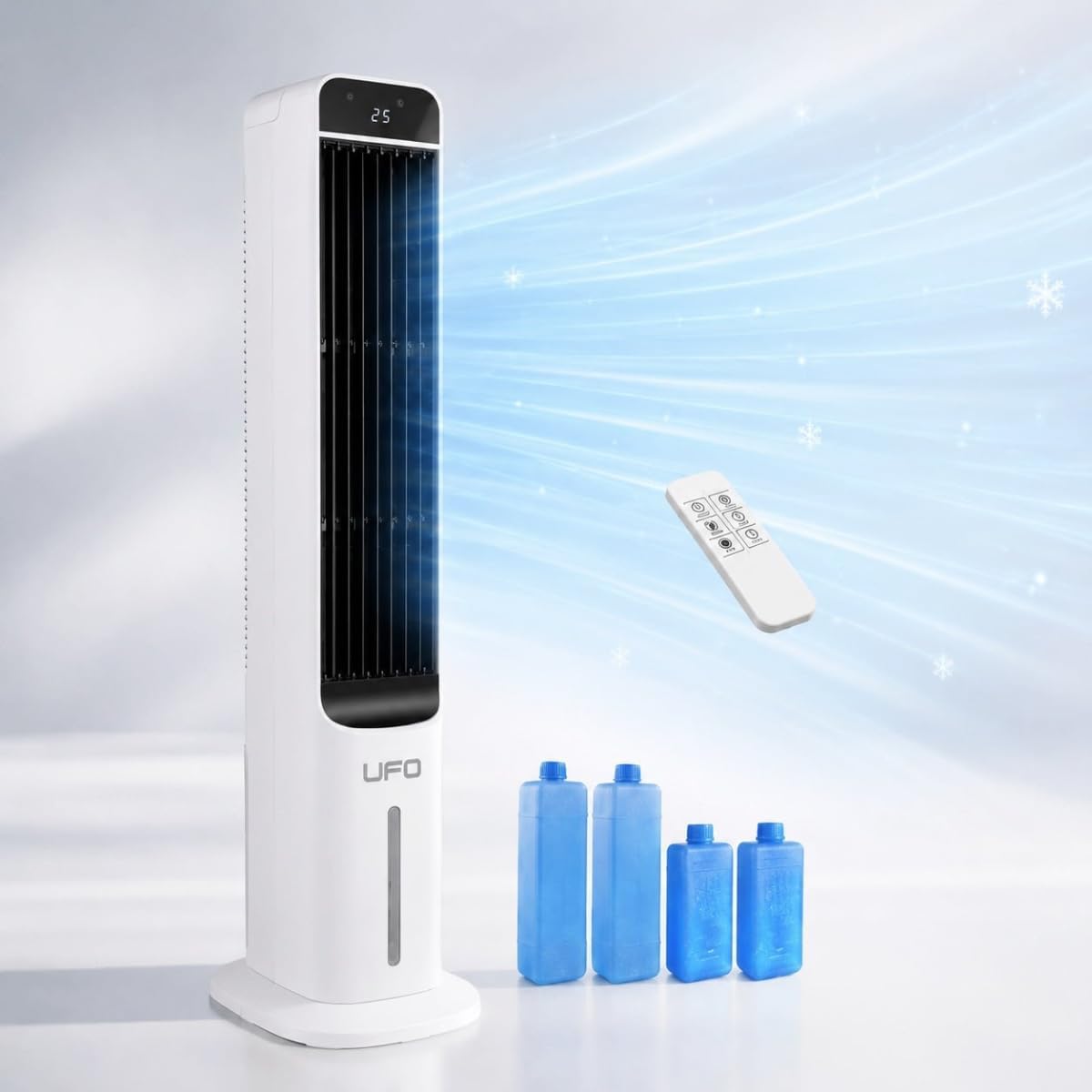 Portable Air Cooler, Swamp Cooler Fan with Remote Control