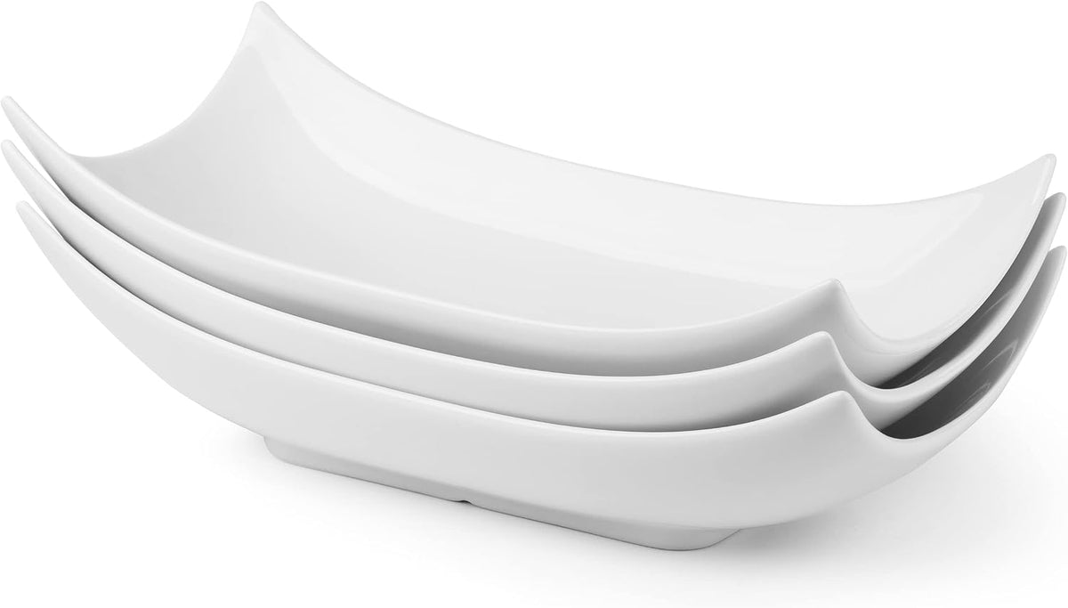Serving Platters, 12-Inch Porcelain Decorative Bowl Serving Dishes