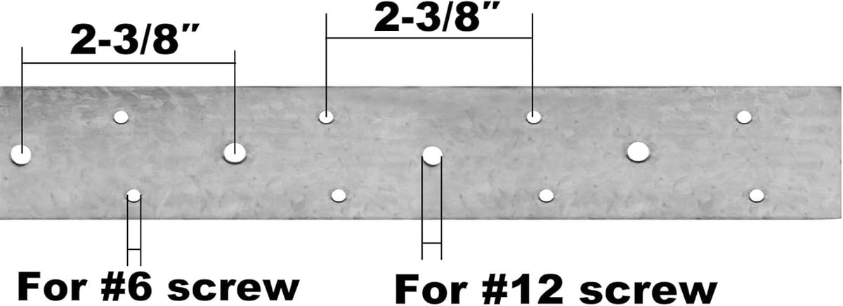 32ft Metal Strapping,2" Width Perforated Steel Coil Tie Strap