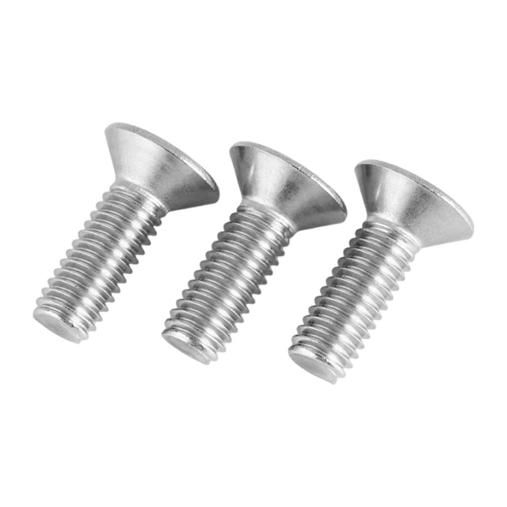 1/4-20 x 3''(10 Pack) Flat Head Hex Socket Cap Screws Countersunk Bolts, Allen Socket Drive, 304 Stainless Steel 18-8, Fully Machine Thread, Bright Finish (with hex Spanner)