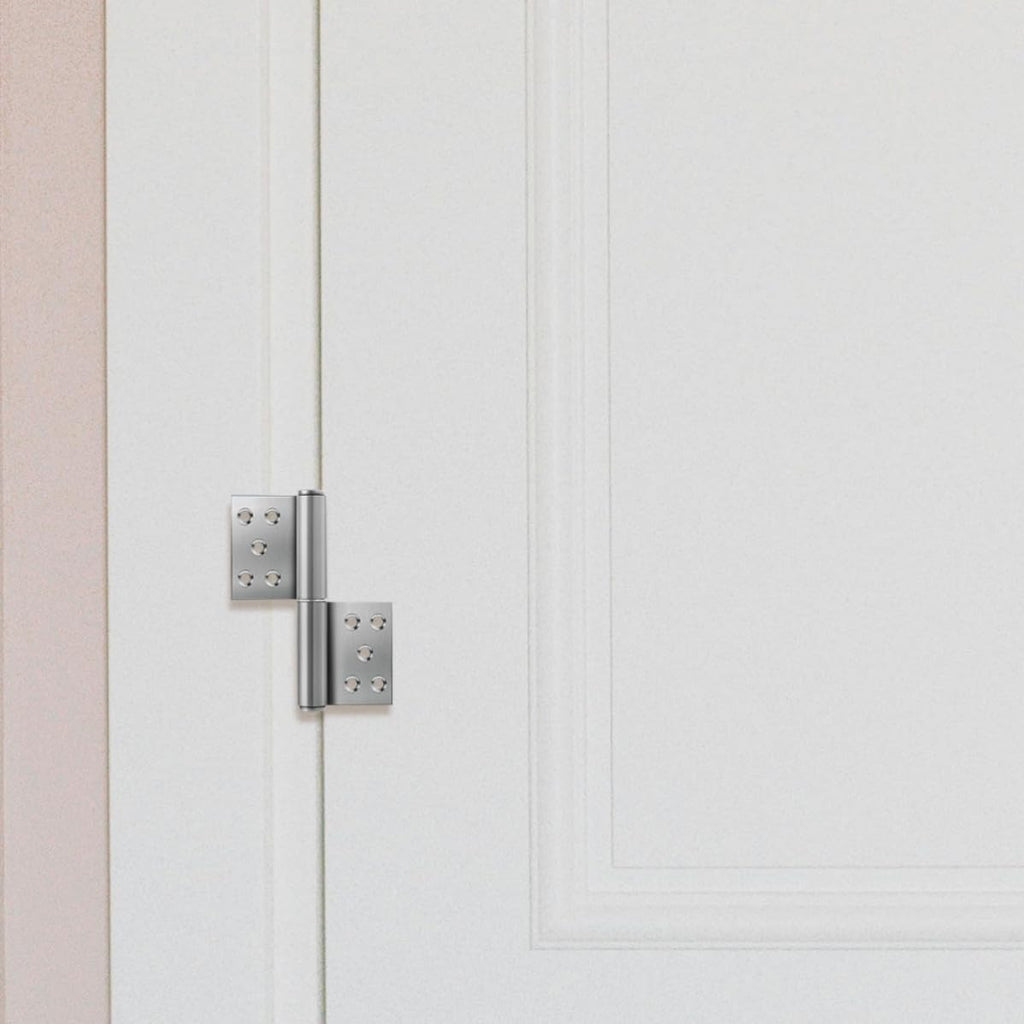 Heavy Duty Stainless Steel Flag Hinges Detachable Design for Interior Doors