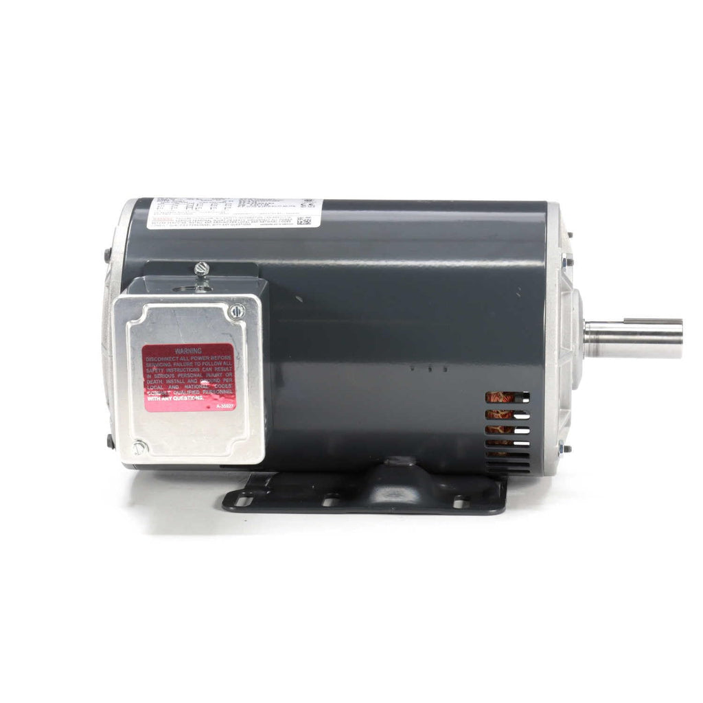 Marathon General Purpose Motor, 3 HP, 3 Ph, 60 Hz, 208-230/460 V, 1800 RPM, 56HZ Frame, DP - H803