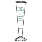 Conical Graduated Cylinder 25ml, Borosilicate Glass with Clear Scale & Wide Mouth for Accurate Laboratory Measuring