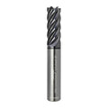 Tools Carbide End Mill Finish Machining Square Milling Cutter for Cutting Alloy Steels,Cast Iron, Hardened Steel - 6 Flute Cutting Tools 1/4 Shank (1/4-2.5" 1PCS)