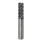 Tools Carbide End Mill Finish Machining Square Milling Cutter for Cutting Alloy Steels,Cast Iron, Hardened Steel - 6 Flute Cutting Tools 1/4 Shank (1/4-2.5" 1PCS)