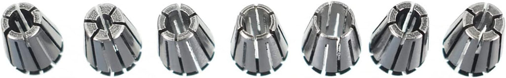 waltyotur ER11 Spring Collet Set 1/16-1/4" Carbon Steel Spring Collet Set