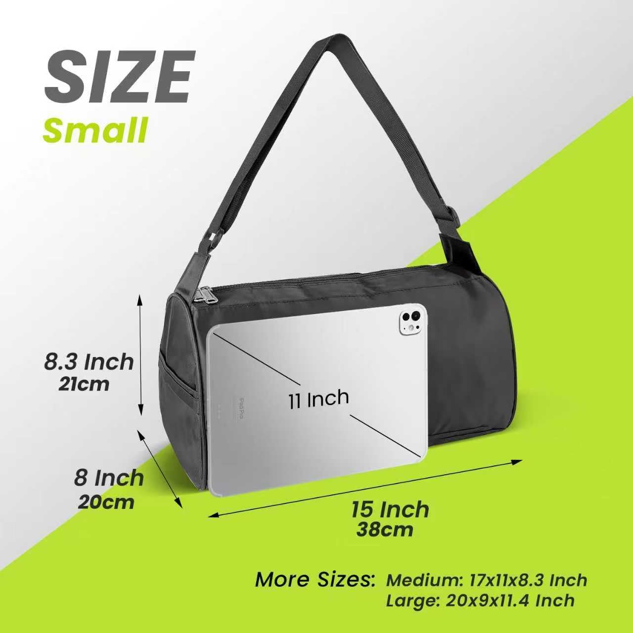 Small Travel Duffel Bag Foldable Waterproof Gym Bag for Gym Beach Swim Bag Men Women Duffle Bag Lightweight Oxford