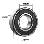 FAG deep Groove Ball Bearings 61804-2RSR-HLC