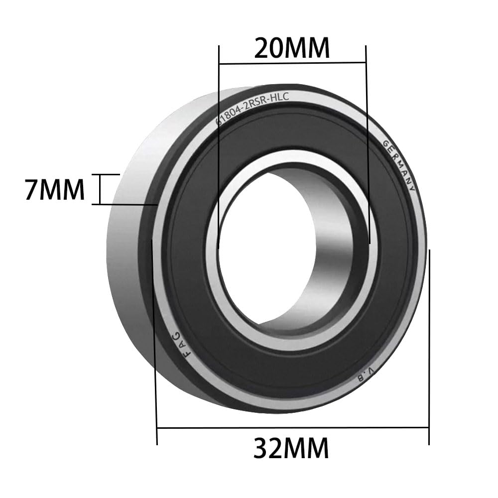FAG deep Groove Ball Bearings 61804-2RSR-HLC