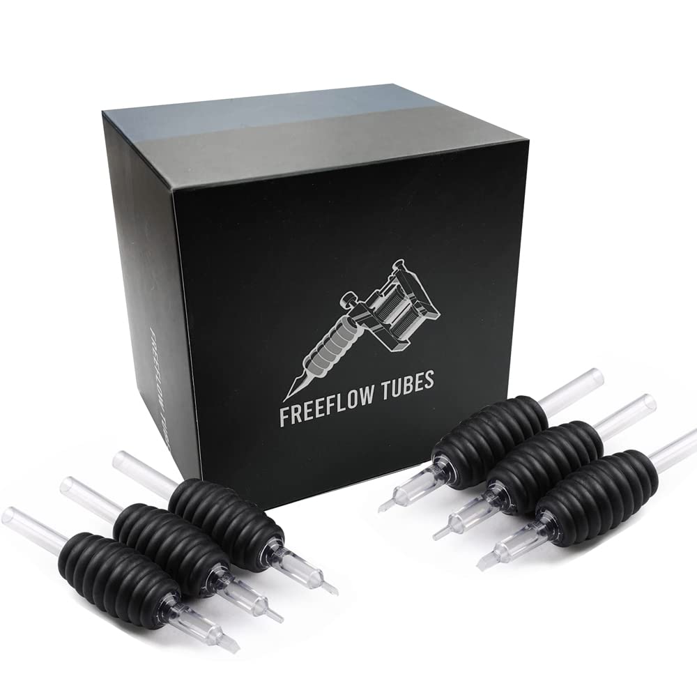 Freeflow Disposable Tattoo Tube with 1" Grip - 13 Round Tip 13RT