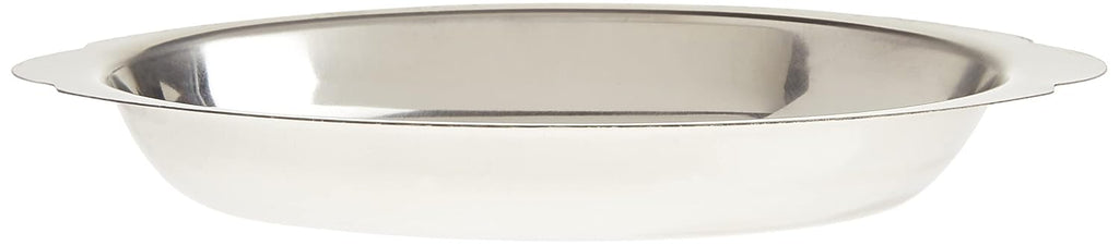 Stainless Steel Oval Au Gratin Dish, 12-Ounce